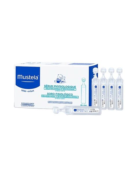 MUSTELA Suero Fisiológico Bebé Solución Nasal y Oftálmica Estéril ...