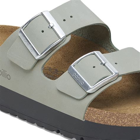 Arizona PAP Flex Platform Nubuk Leather Pure Sage | BIRKENSTOCK
