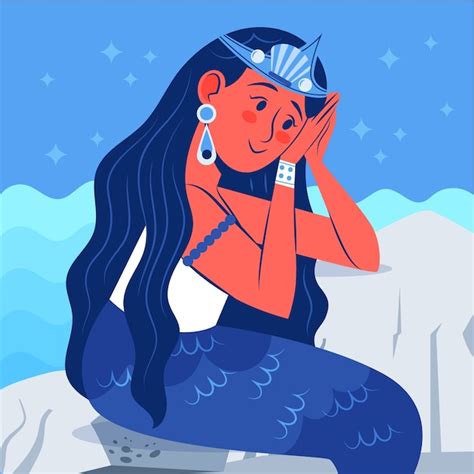 Flat iemanja illustration | Free Vector