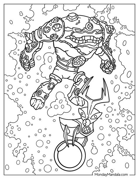Ben Ten Coloring Book