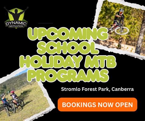 School Holiday MTB Day Programs, Mt Stromlo Forest Park, Canberra, 28 ...
