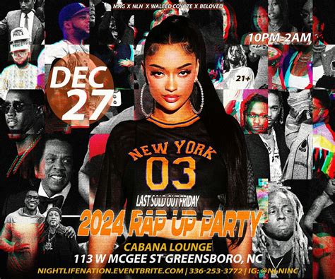 2024 RAP UP Fridays Party, 113 West McGee Street, Greensboro, NC, USA ...