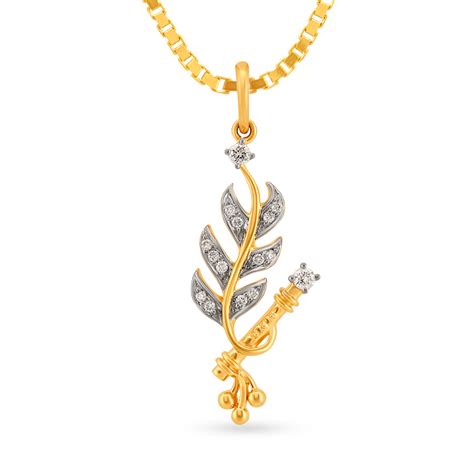Religious Shri Krishna Gold and Diamond Pendant