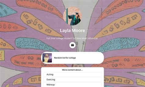 Layla Moore's Flowpage