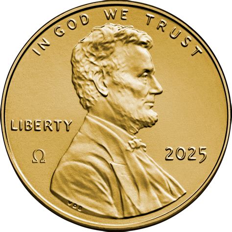 1 Cent "Lincoln Cent" (Gold Omega Cent) - United States - Numista