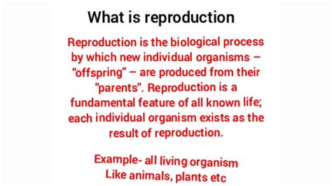 Image result for Reproduction Definition