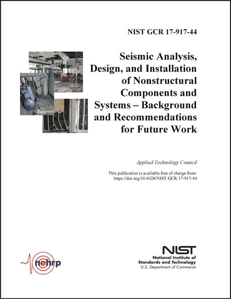 Publications :: Seismic Analysis, Design, and Installation of Nonstructural Components and ...