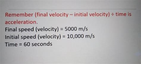 Image result for Calculate Final Speed From Acceleration