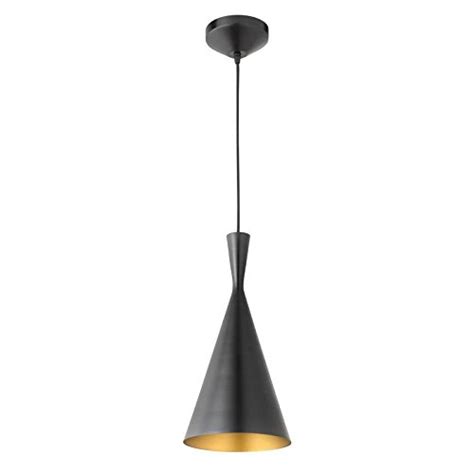 GEOTECH BLACK METAL CONE SHAPED HANGING LIGHT : Amazon.in
