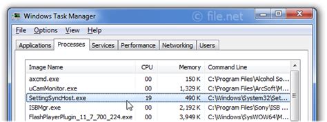Settingsynchost.exe Host Process for Setting Synchronization 的图像结果