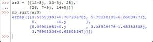 Image result for How to Find Square Root in Python Using Numpy
