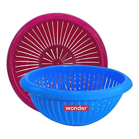 Wonder Homeware Payal Basket/Washing Bowl for Fruits, Vegetables, Pasta ...
