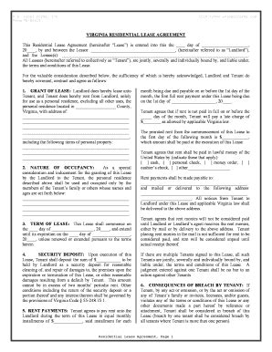 16+ Free Editable Lease Contract Templates in MS Word [DOC] | pdfFiller