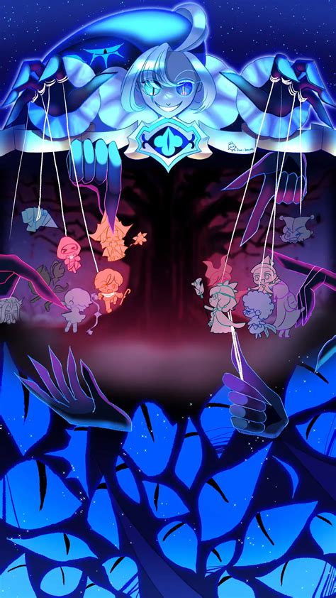 Shadow Milk Cookie - Cookie Run: Kingdom - Mobile Wallpaper by True ...