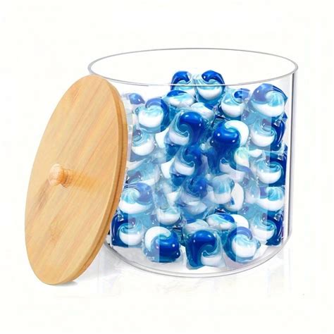 Large Capacity Laundry Pods Container For Laundry Room Organization And ...