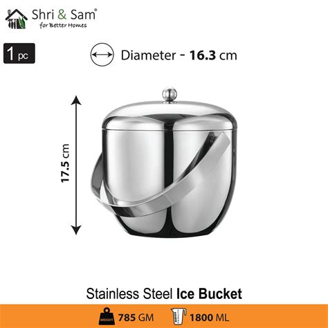 Stainless Steel Champion Ice Bucket – Velan Store