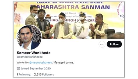 Fact Check: How ‘Sneha’ and ‘FAU-G’ became Sameer Wankhede on Twitter ...