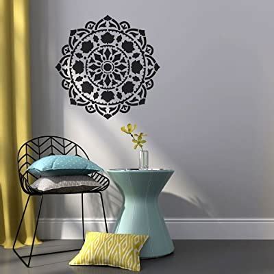 Buy Atma Mandala Stencil for Walls – Wall Stencil Mandala – Reusable ...