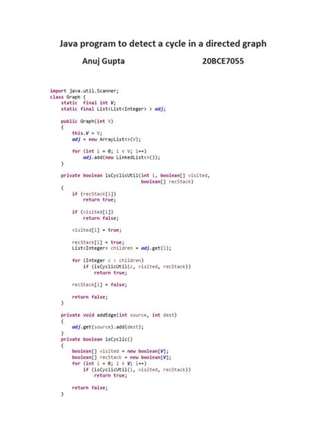 Image result for Detect Cycle in Directed Graph
