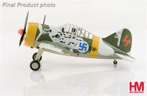 Brewster Model 239 "Buffalo" (winter scheme) BW364, 3/LeLv 24, flown by ...