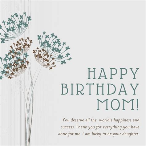 100 best happy birthday mom wishes quotes messages – Artofit