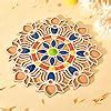 Buy CraftVatika Diwali Rangoli Stencils for Door Entrance, Diwali ...