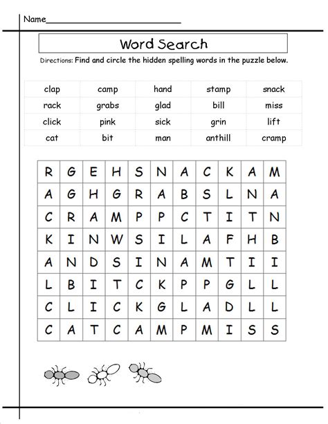 18 3rd Grade Word Searches for You - Kitty Baby Love
