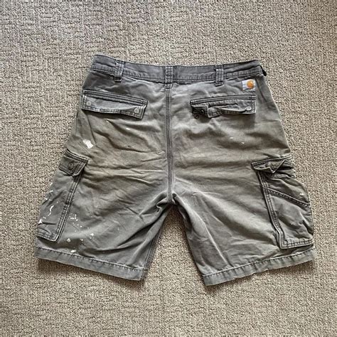 Carhartt Cargo Shorts Size 34 Relaxed Fit Fading... - Depop