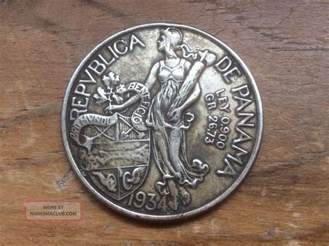 1934 Panama Balboa Coin @@ A Sharp Coin Must See@@