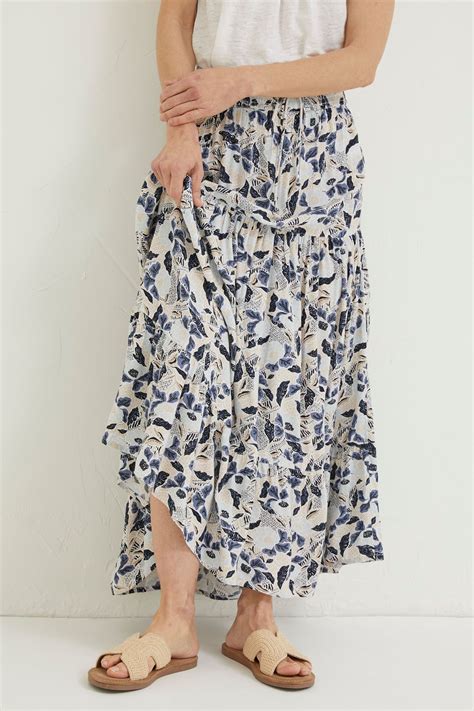 Buy FatFace Jayla Batik Flower Maxi Skirt from Next Ireland