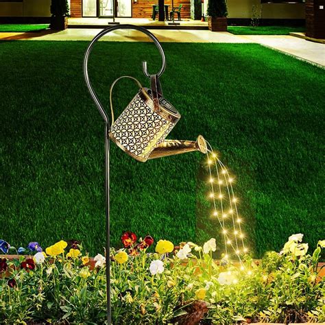Image result for Watering Can Solar String Lights