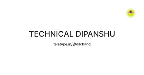 TECHNICAL DIPANSHU — Teletype