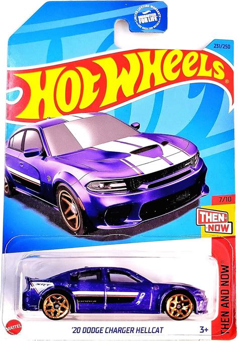 Amazon.com: Hot Wheels- 20 Dodge Charger Hellcat -7/10 OR 231/250 ...