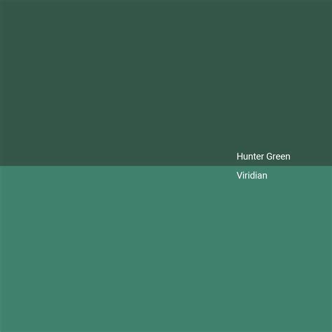 Hunter Green Color Scheme