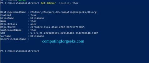 Image result for View All Domain in Windows PowerShell