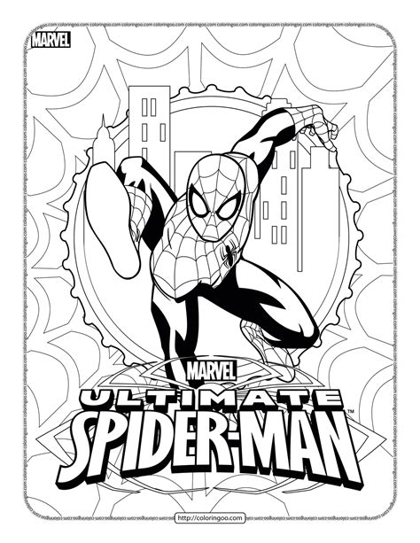 Marvel Spiderman Coloring Pages