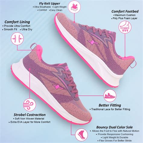 Sparx Pink Walking Shoes for Women SL-265 – Relaxo Footwears Limited