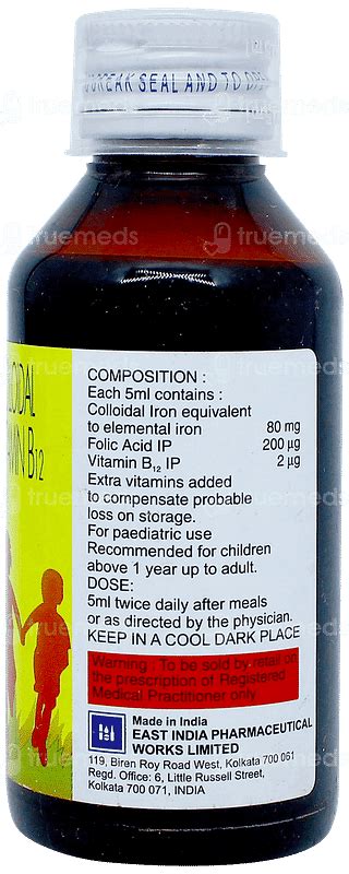 Tonoferon Paediatric Syrup: Uses, Side Effects, Price & Substitutes
