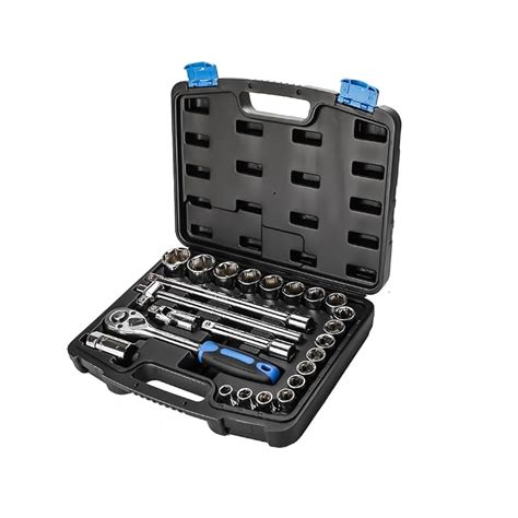 AGRICO TATA 24 In 1 Combinational Ratchet Socket Set, Chorme Vanadium ...