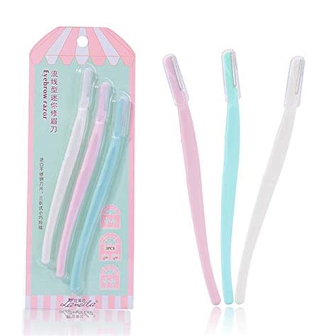 Eyebrow Trimmer Razor Facial Hair Remover Razor Blade For Women - Pack ...