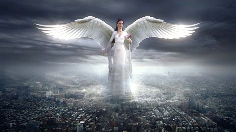 Download Guardian Angels White Aura Wallpaper | Wallpapers.com