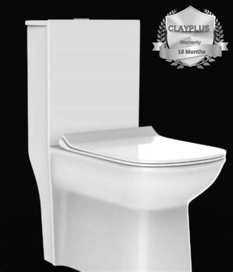 clayplus Platinum Ceramic Western Toilet/Water Closet/Commode With Soft ...