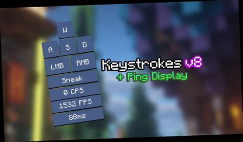 Image result for How to Get Keystrokes Mod Minecraft