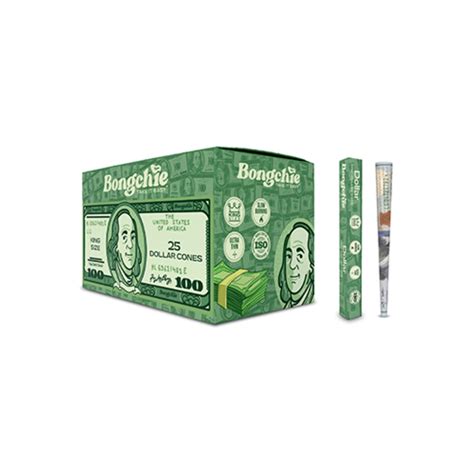 Bongchie Dollar Pre-Rolled Cones – Luxury King Size Cones – HighJack