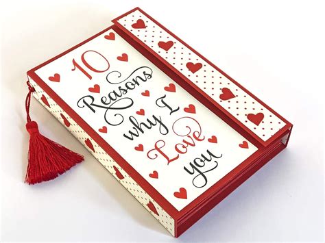 Paper Fiestas Romantic Gift Love Scrapbook Album : Amazon.in: Home ...