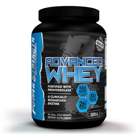 Whey Protein Powder - Vanilla - PowerStrength Training Systems