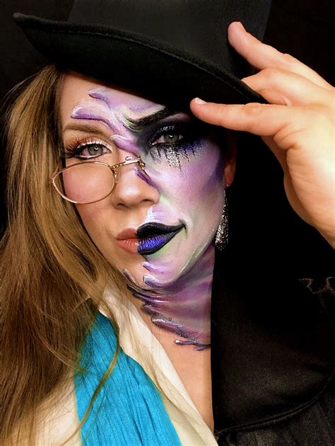 Dr. Jykell and Mrs. Hyde Halloween Makeup | Halloween makeup, Makeup ...