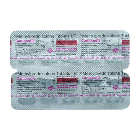 Cartipred 8 mg Tablet 10's Price, Uses, Side Effects, Composition ...