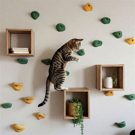 20 DIY Cat Climbing Wall Ideas | Easy & Fun Projects