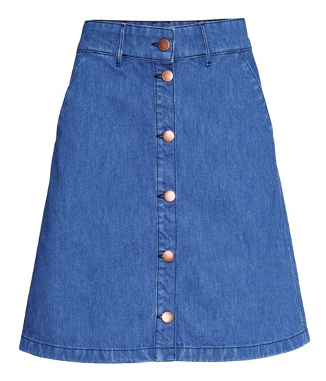 Lyst - Sea A-line Denim Skirt in Blue
